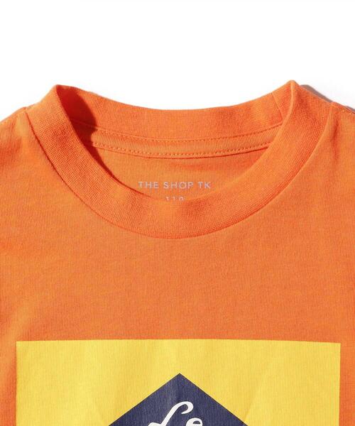 THE SHOP TK （ザ ショップ ティーケー ）の「◆【100‐140】レトロカラーロゴTシャツ（Tシャツ/カットソー・キッズ・ホワイト/オレンジ/グリーン/パープル系・10/13/12/14/11）」の7枚目の写真