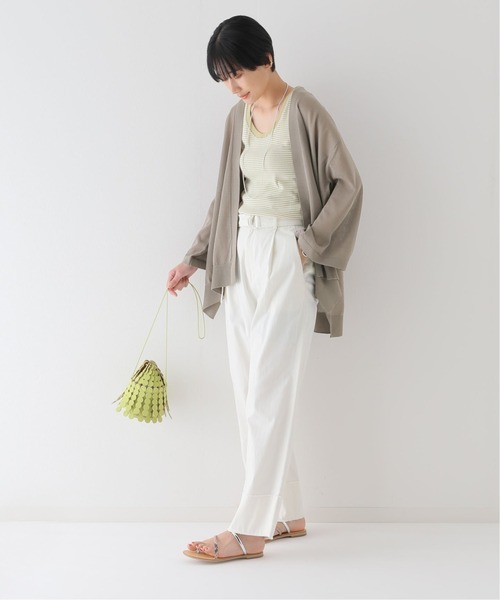 JOURNAL STANDARD relume（ジャーナルスタンダード　レリューム）の「シアーストールカーディガン（ニット/セーター・レディース・ブラック/ベージュ/オレンジ・FREE）」の19枚目の写真