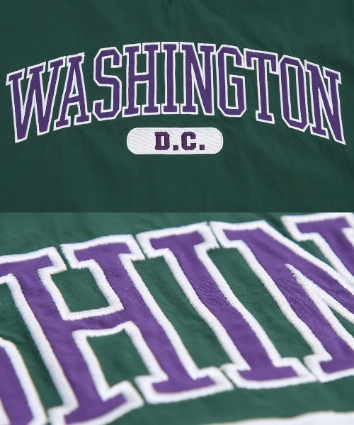 improves（インプローブス）の「ラインリブ カレッジロゴ 刺しゅう Vネック ナイロン プルオーバー（Tシャツ/カットソー・メンズ・マスタード/ネイビー/グリーン/ブラック・MEDIUM/LARGE）」の18枚目の写真