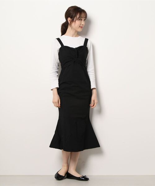 Jasmine Grandiflorum（ジャスミングランディフローラム）の「【Jasmine】ノースリーブマーメイドロングワンピース (SS)（ワンピース・レディース・ホワイト/ブラック/ベージュ・FREE）」の7枚目の写真