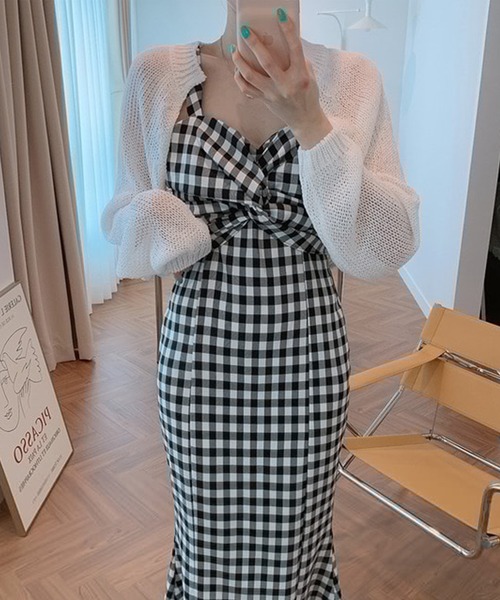 Jasmine Grandiflorum（ジャスミングランディフローラム）の「【Jasmine】ノースリーブマーメイドロングワンピース (SS)（ワンピース・レディース・ホワイト/ブラック/ベージュ・FREE）」の11枚目の写真