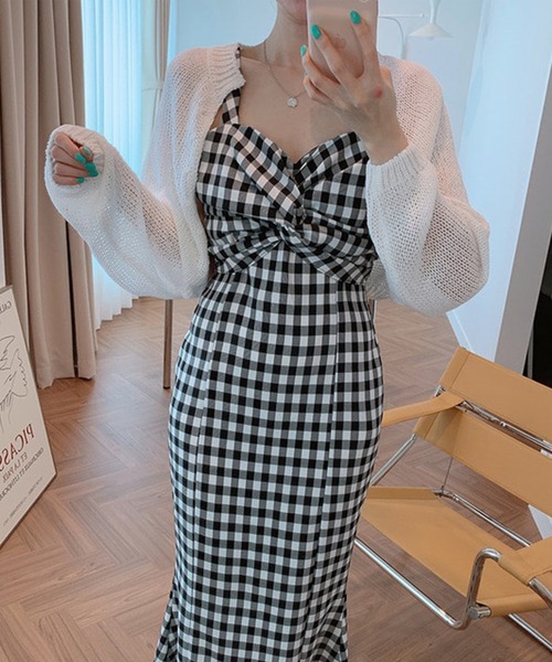 Jasmine Grandiflorum（ジャスミングランディフローラム）の「【Jasmine】ノースリーブマーメイドロングワンピース (SS)（ワンピース・レディース・ホワイト/ブラック/ベージュ・FREE）」の12枚目の写真