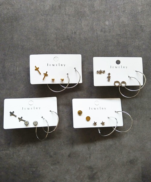 Alite cloth(アリーテクロス)の「ピアス3点セット(ピアス(両耳用)・レディース・その他1/その他2/その他3/その他4・FREE)」の15枚目の写真