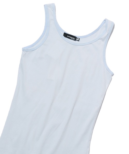 CAL．Berries（カルベリーズ）の「CAL．Berries/カルベリーズ EVERY DAY TANK WOMEN'S タンクトップ（タンクトップ・レディース・ネイビー/ライトブルー/グレー・S）」の8枚目の写真