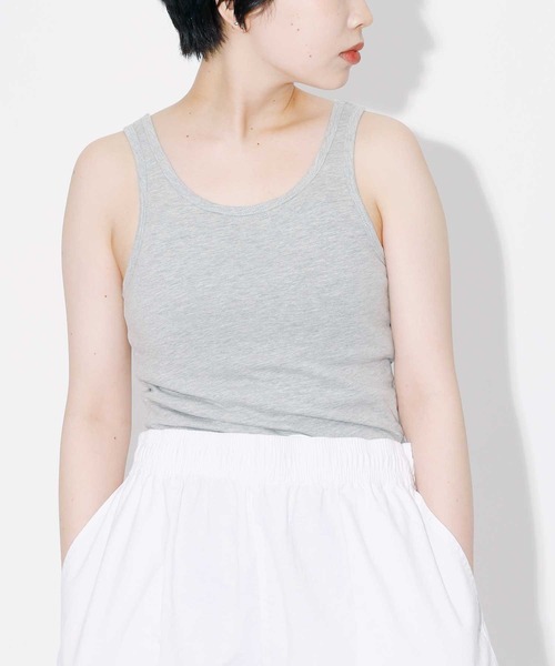 CAL．Berries（カルベリーズ）の「CAL．Berries/カルベリーズ EVERY DAY TANK WOMEN'S タンクトップ（タンクトップ・レディース・ネイビー/ライトブルー/グレー・S）」の18枚目の写真
