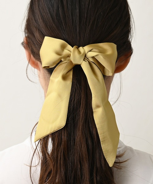 セール】サテン 紐 リボン 2WAY ヘアゴム（ヘアゴム