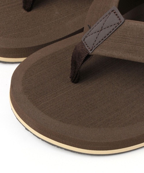 GLOBAL WORK（グローバルワーク）の「ヤミツキクッショントングサンダル/272419（サンダル・メンズ・ブラック/イエロー/ダークブラウン/ネイビー・LARGE/MEDIUM）」の13枚目の写真