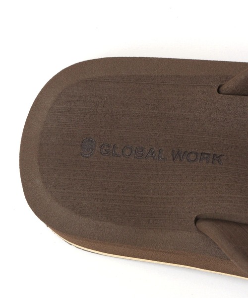 GLOBAL WORK（グローバルワーク）の「ヤミツキクッショントングサンダル/272419（サンダル・メンズ・ブラック/イエロー/ダークブラウン/ネイビー・LARGE/MEDIUM）」の15枚目の写真