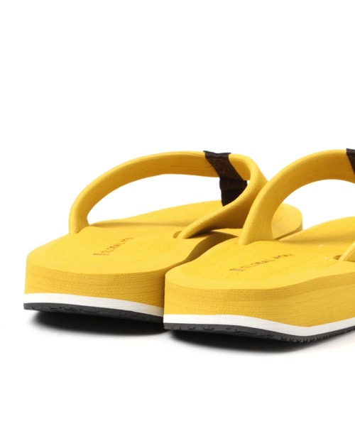 GLOBAL WORK（グローバルワーク）の「ヤミツキクッショントングサンダル/272419（サンダル・メンズ・ブラック/イエロー/ダークブラウン/ネイビー・LARGE/MEDIUM）」の17枚目の写真