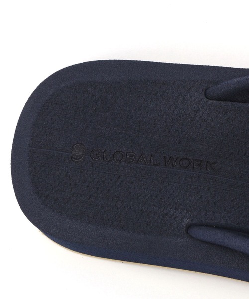 GLOBAL WORK（グローバルワーク）の「ヤミツキクッショントングサンダル/272419（サンダル・メンズ・ブラック/イエロー/ダークブラウン/ネイビー・LARGE/MEDIUM）」の21枚目の写真