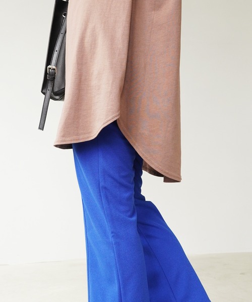 IAMUSE(アイアミューズ)の「クルーネックボックスタンクトップ S0694【IAMUSE】(Tシャツ/カットソー・レディース・ブラック/モカ/オフホワイト/ダークパープル・FREE)」の14枚目の写真