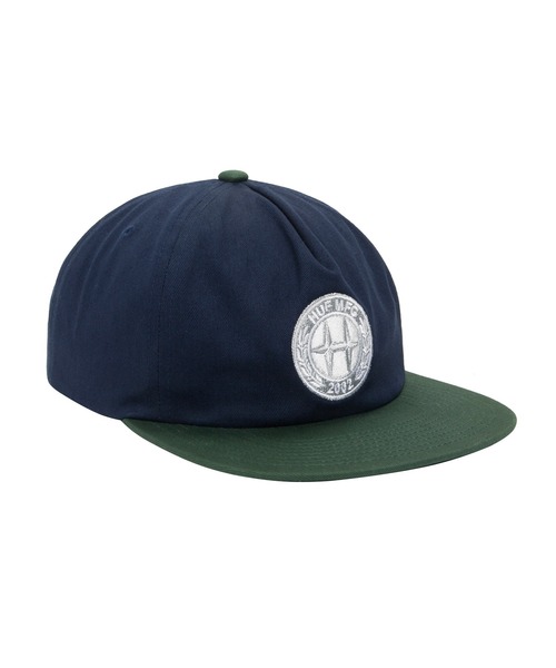 HUF（ハフ）の「H-CLASS SNAPBACK / HUF キャップ 帽子（キャップ・メンズ・ホワイト/ネイビー/ブラウン・O/S）」の3枚目の写真