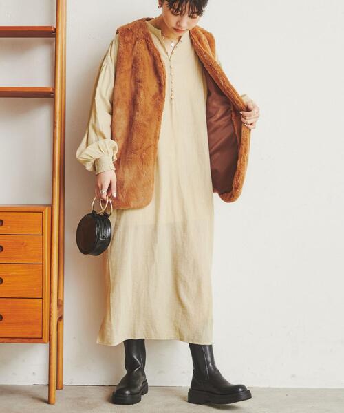 クレープボリュームスリーブワンピース ワンピース Coen コーエン のファッション通販 Zozotown