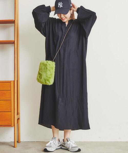 クレープボリュームスリーブワンピース ワンピース Coen コーエン のファッション通販 Zozotown