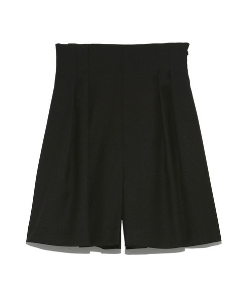 pium ハイウエストファーショートパンツ　黒 pium ハイウエストファーショートパンツ - パンツヴィンテージ