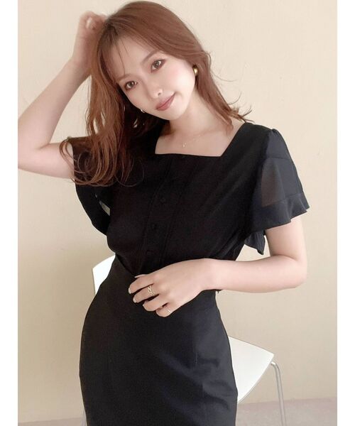 RESEXXY（リゼクシー）の「スリーブラッフルブラウス（シャツ/ブラウス・レディース・ブラック/ピンク/その他1・FREE）」の10枚目の写真