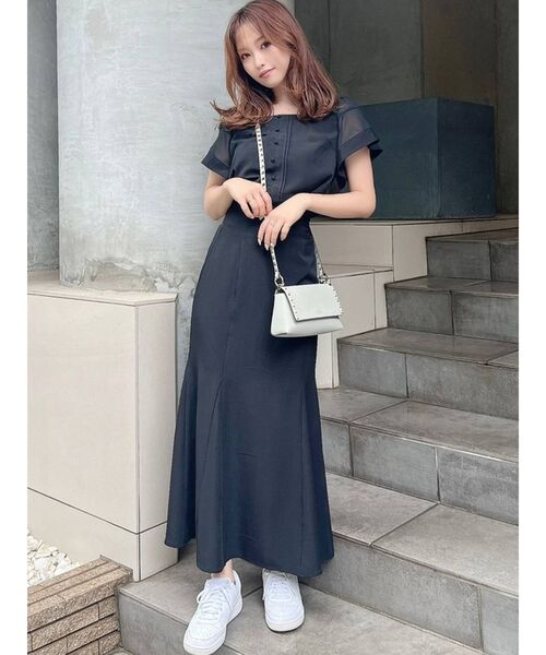 RESEXXY（リゼクシー）の「スリーブラッフルブラウス（シャツ/ブラウス・レディース・ブラック/ピンク/その他1・FREE）」の12枚目の写真