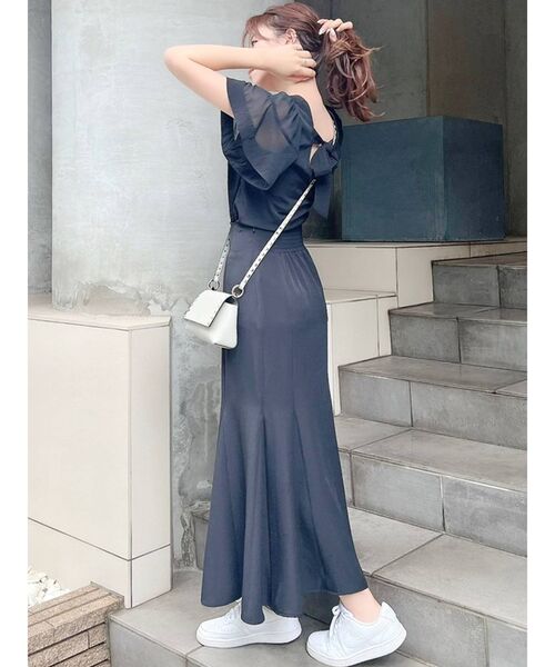 RESEXXY（リゼクシー）の「スリーブラッフルブラウス（シャツ/ブラウス・レディース・ブラック/ピンク/その他1・FREE）」の13枚目の写真