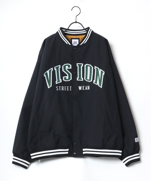 VISION STREET WEAR（ヴィジョンストリートウェア）の「VISION STREET WEAR/ヴィジョンストリートウエア ビッグシルエット ロゴ ワッペン レディース メンズ スタジャン（スタジャン・メンズ・ブラック/ネイビー/グリーン/ブラック系その他/グリーン系その他/ブルー系その他/グリーン系その他2・LL/M/L）」の8枚目の写真