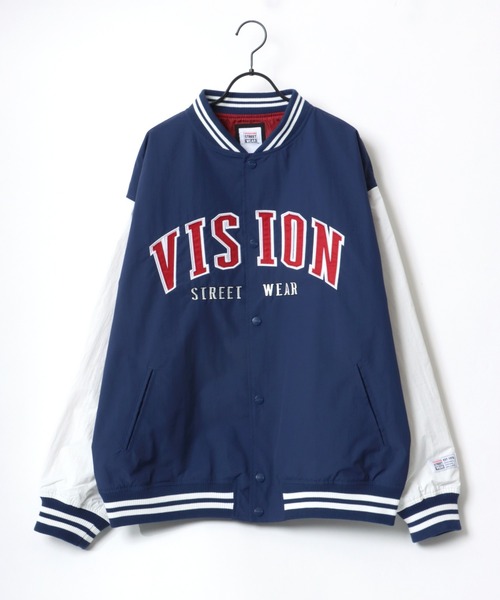 VISION STREET WEAR（ヴィジョンストリートウェア）の「VISION STREET WEAR/ヴィジョンストリートウエア ビッグシルエット ロゴ ワッペン レディース メンズ スタジャン（スタジャン・メンズ・ブラック/ネイビー/グリーン/ブラック系その他/グリーン系その他/ブルー系その他/グリーン系その他2・LL/M/L）」の18枚目の写真