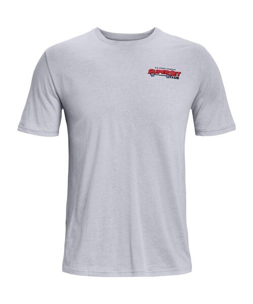 UNDER ARMOUR(アンダーアーマー)の「UAショートスリーブTシャツ 〈スーパーセットクラブ〉(トレーニング/メンズ)(Tシャツ/カットソー・メンズ・グレー・XXL/3XL/S/XL/L/M)」の10枚目の写真