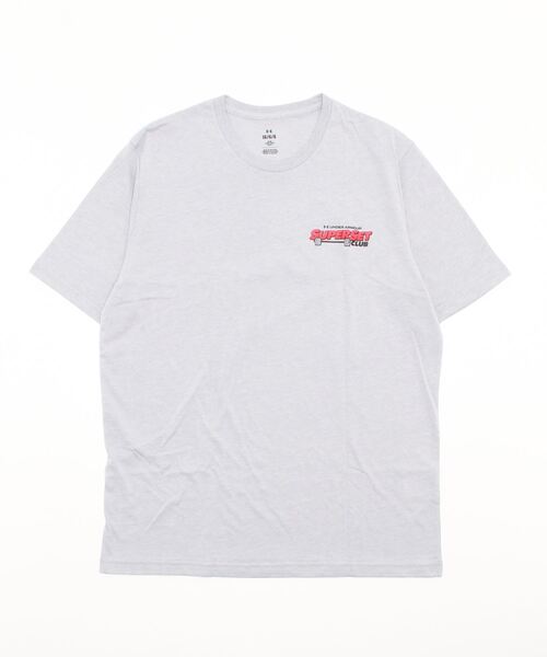 UNDER ARMOUR(アンダーアーマー)の「UAショートスリーブTシャツ 〈スーパーセットクラブ〉(トレーニング/メンズ)(Tシャツ/カットソー・メンズ・グレー・XXL/3XL/S/XL/L/M)」の2枚目の写真