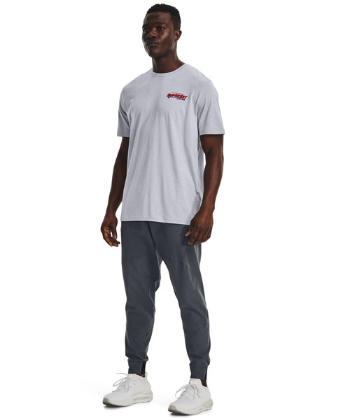 UNDER ARMOUR(アンダーアーマー)の「UAショートスリーブTシャツ 〈スーパーセットクラブ〉(トレーニング/メンズ)(Tシャツ/カットソー・メンズ・グレー・XXL/3XL/S/XL/L/M)」の4枚目の写真