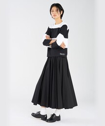 agnes b.(アニエスベー)の「コットン ポプリン フレア スカート agnes b.(アニエスベー)の「コットン ポプリン フレア スカート