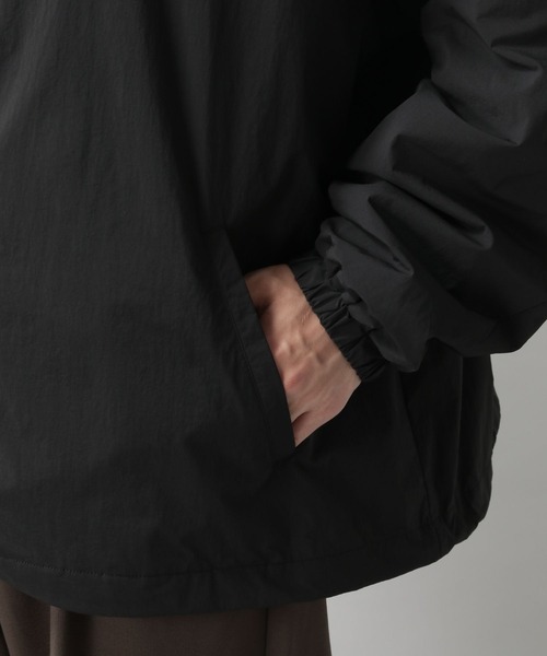 RAGEBLUE（レイジブルー）の「プチ刺繍ナイロンコーチジャケット（ブルゾン・メンズ・ブラック/カーキ・LARGE/MEDIUM）」の8枚目の写真