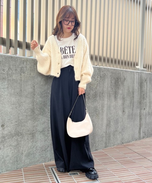 one after another NICE CLAUP（ワンアフターアナザーナイスクラップ）の「厚底ローファー（ローファー・レディース・アイボリー/ブラック・SMALL/MEDIUM/LARGE）」の4枚目の写真