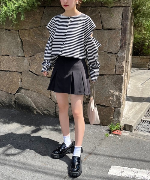 【one after another NICECLAUP】厚底ローファー 2WAY仕様】マイナス3キロ見え厚底ローファー | one after