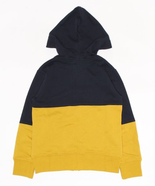 Tappet（タペット）の「配色裏毛パーカー（パーカー・キッズ・グレー/ネイビー・100cm/90cm/120cm/130cm/150cm/140cm/110cm/160cm）」の3枚目の写真