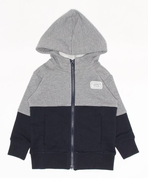 Tappet（タペット）の「配色裏毛パーカー（パーカー・キッズ・グレー/ネイビー・100cm/90cm/120cm/130cm/150cm/140cm/110cm/160cm）」の20枚目の写真
