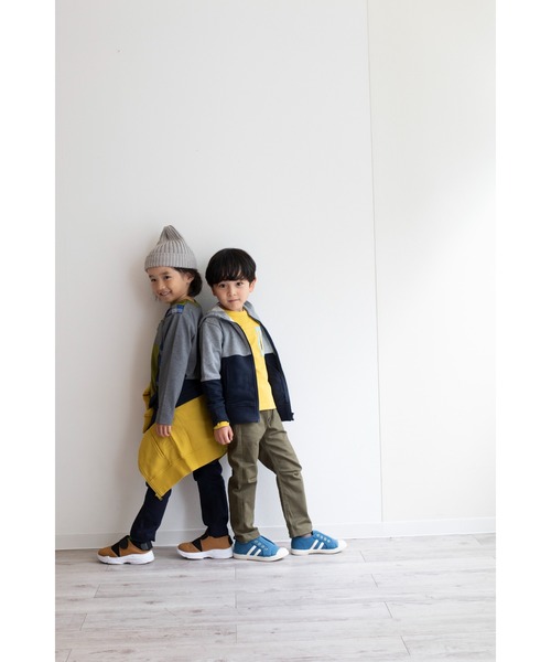 Tappet（タペット）の「配色裏毛パーカー（パーカー・キッズ・グレー/ネイビー・100cm/90cm/120cm/130cm/150cm/140cm/110cm/160cm）」の12枚目の写真