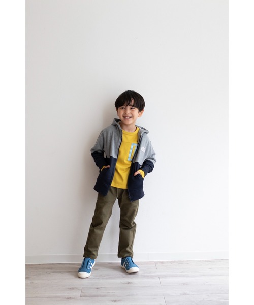 Tappet（タペット）の「配色裏毛パーカー（パーカー・キッズ・グレー/ネイビー・100cm/90cm/120cm/130cm/150cm/140cm/110cm/160cm）」の17枚目の写真