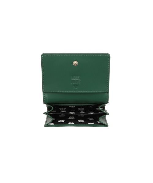 MARY QUANT（マリークワント）の「メタルロゴエナメル カードケース 