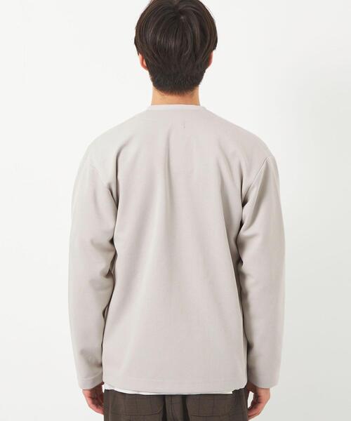 Cleanダブルフェイスイージーカーディガン-抗菌-