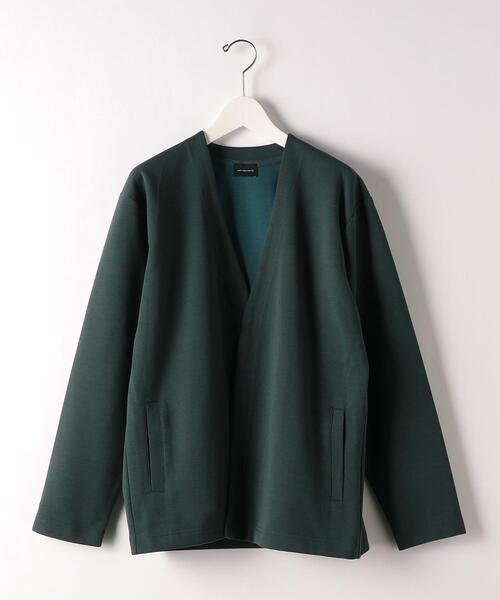 green label relaxing(グリーンレーベルリラクシング)の「Clean ダブルフェイス イージー カーディガン -抗菌-(カーディガン/ボレロ・メンズ・ライトグレー/ダークグリーン/ネイビー・S/M/L/XL)」の17枚目の写真