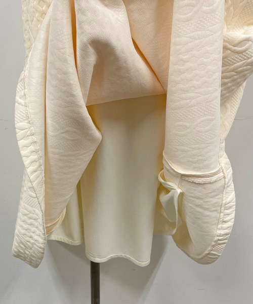 PICCIN（ピッチン）の「【セットアップ可能】キルティングフレアスカート（スカート・レディース・ブラック/アイボリー・M）」の7枚目の写真