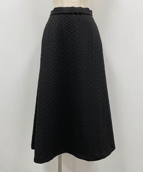 PICCIN（ピッチン）の「【セットアップ可能】キルティングフレアスカート（スカート・レディース・ブラック/アイボリー・M）」の11枚目の写真