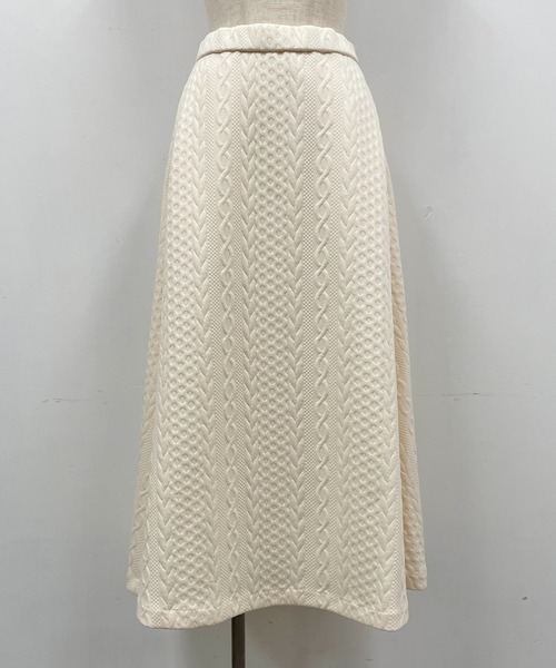 PICCIN（ピッチン）の「【セットアップ可能】キルティングフレアスカート（スカート・レディース・ブラック/アイボリー・M）」の15枚目の写真