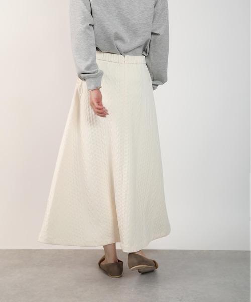 PICCIN（ピッチン）の「【セットアップ可能】キルティングフレアスカート（スカート・レディース・ブラック/アイボリー・M）」の18枚目の写真
