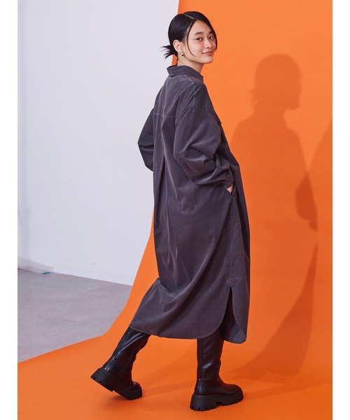 AMERICAN HOLIC（アメリカンホリック）の「ボリュームソールロングブーツ（ブーツ・レディース・ブラック/ベージュ・M/S/L）」の8枚目の写真