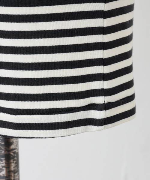 BEARDSLEY(ビアズリー)の「ボーダータートルカットソー(Tシャツ/カットソー・レディース・ブラック/ブラウン/ネイビー・FREE)」の10枚目の写真