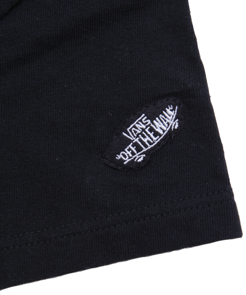 X-girl Stages（エックスガールステージス）の「XGS★×VANS S/S TEE ONE STEP BEYOND (2T)（Tシャツ/カットソー・キッズ・ホワイト/ブラック・2T）」の8枚目の写真