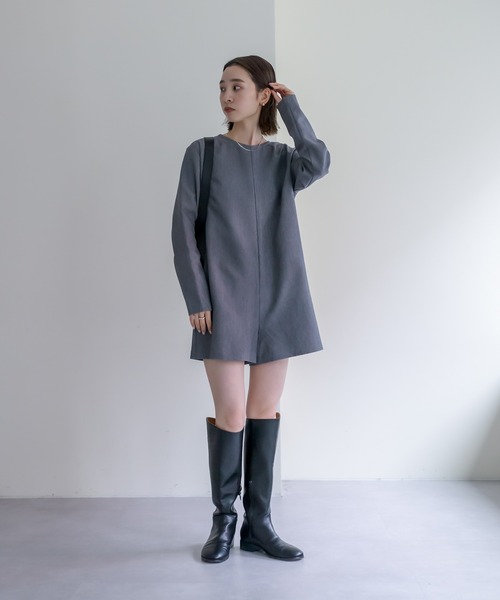 mystic（ミスティック）の「マイクロオールインワン（つなぎ/オールインワン・レディース・チャコールグレー/ブラウン・FREE）」の9枚目の写真