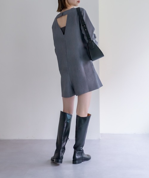 mystic（ミスティック）の「マイクロオールインワン（つなぎ/オールインワン・レディース・チャコールグレー/ブラウン・FREE）」の16枚目の写真