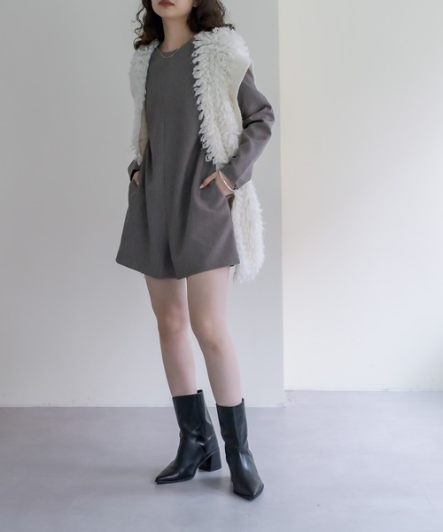 mystic（ミスティック）の「マイクロオールインワン（つなぎ/オールインワン・レディース・チャコールグレー/ブラウン・FREE）」の20枚目の写真