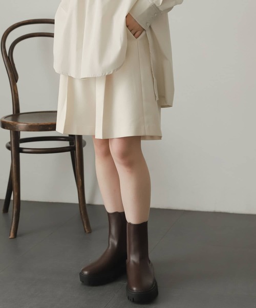 SENSE OF PLACE by URBAN RESEARCH(センスオブプレイスバイアーバンリサーチ)の「ウールライクバミューダパンツ(スラックス・レディース・ブラック/ブラウン/ライトベージュ・SMALL/MEDIUM)」の5枚目の写真