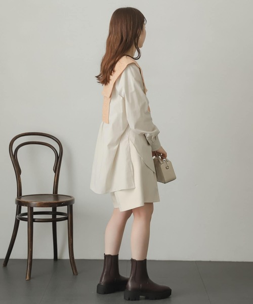 SENSE OF PLACE by URBAN RESEARCH(センスオブプレイスバイアーバンリサーチ)の「ウールライクバミューダパンツ(スラックス・レディース・ブラック/ブラウン/ライトベージュ・SMALL/MEDIUM)」の8枚目の写真